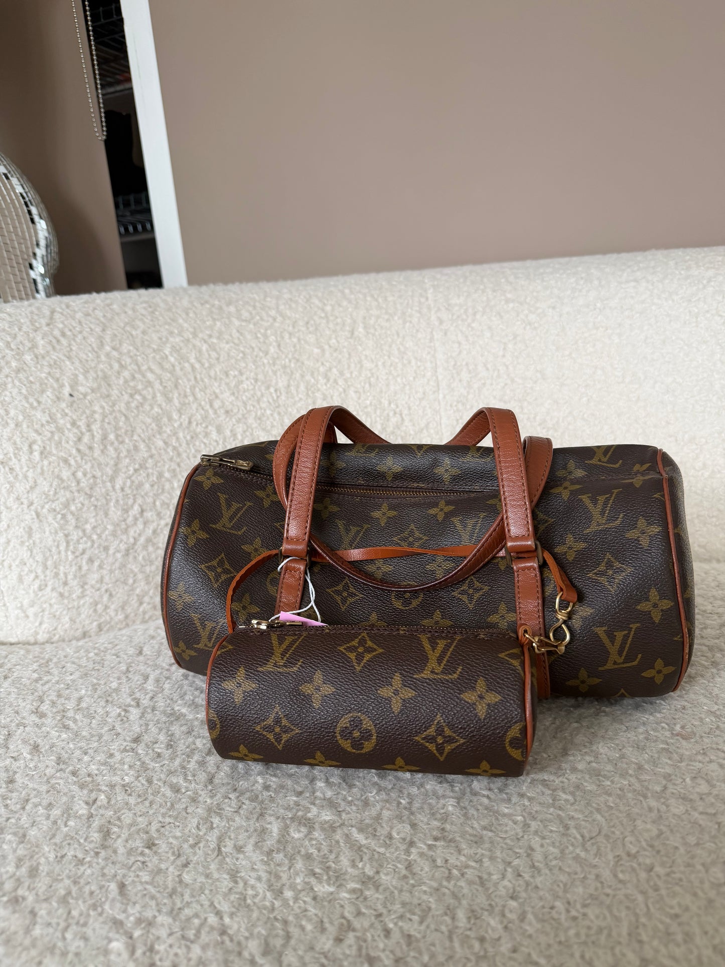Pre-Owned LV Monogram Canvas Papillon 30 (Set)
