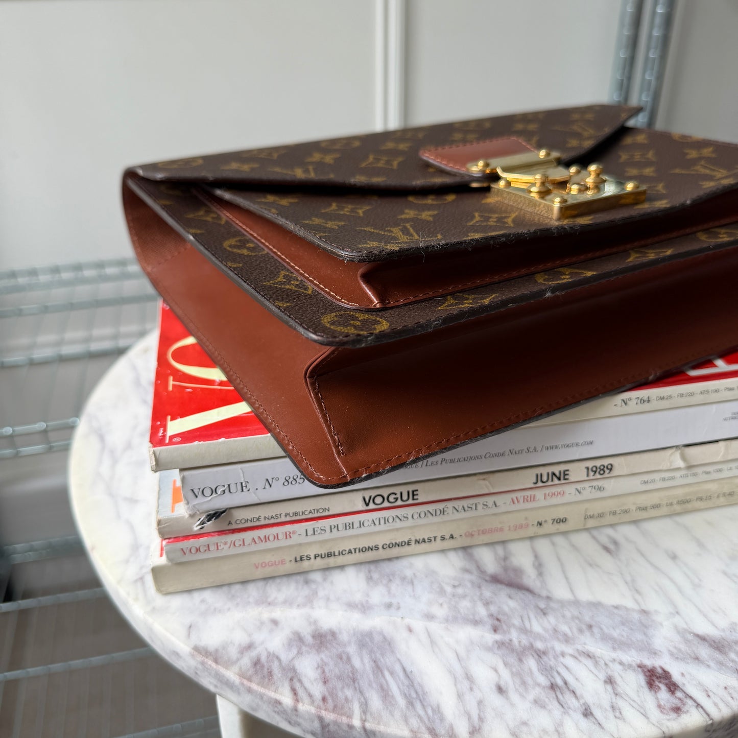 Pre-Owned LV Monogram Canvas Monceau GM Crossbody Bag