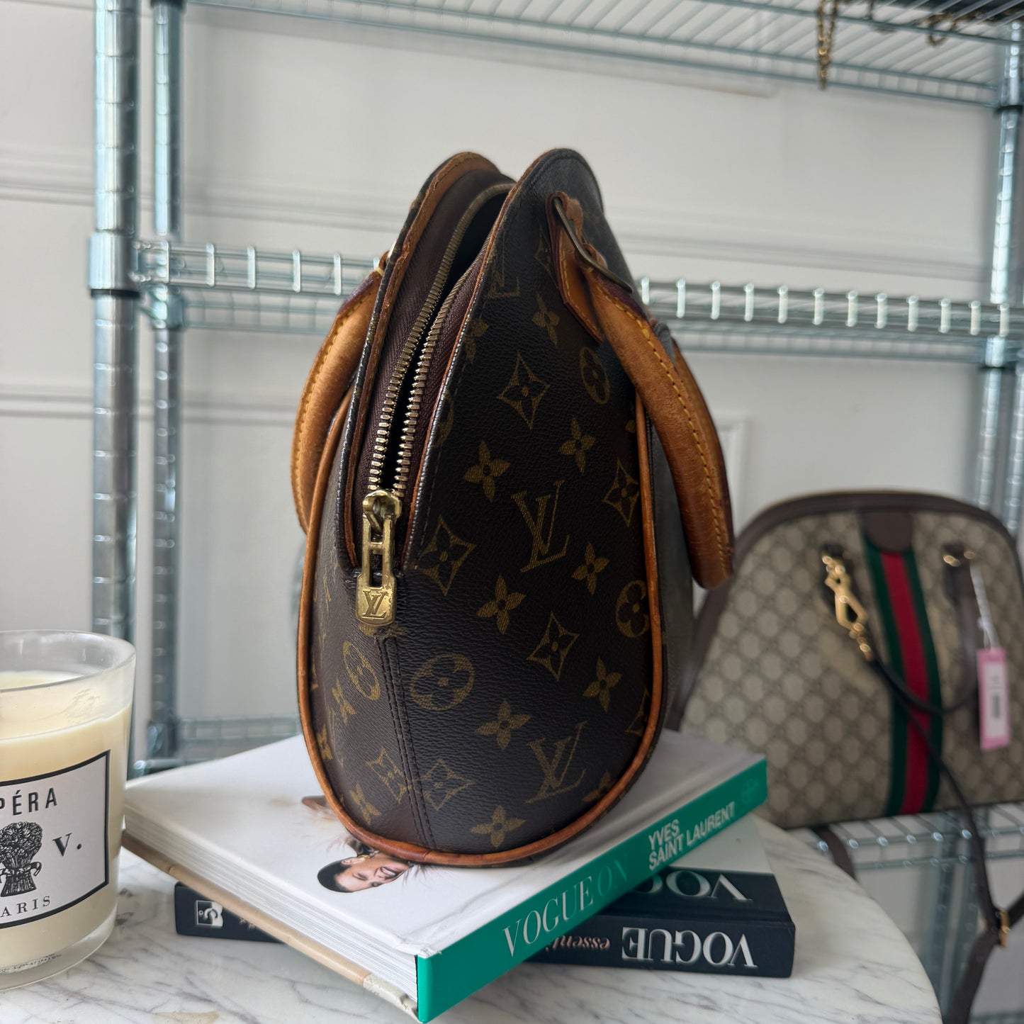 Pre-Owned LV Monogram Canvas Ellipse PM