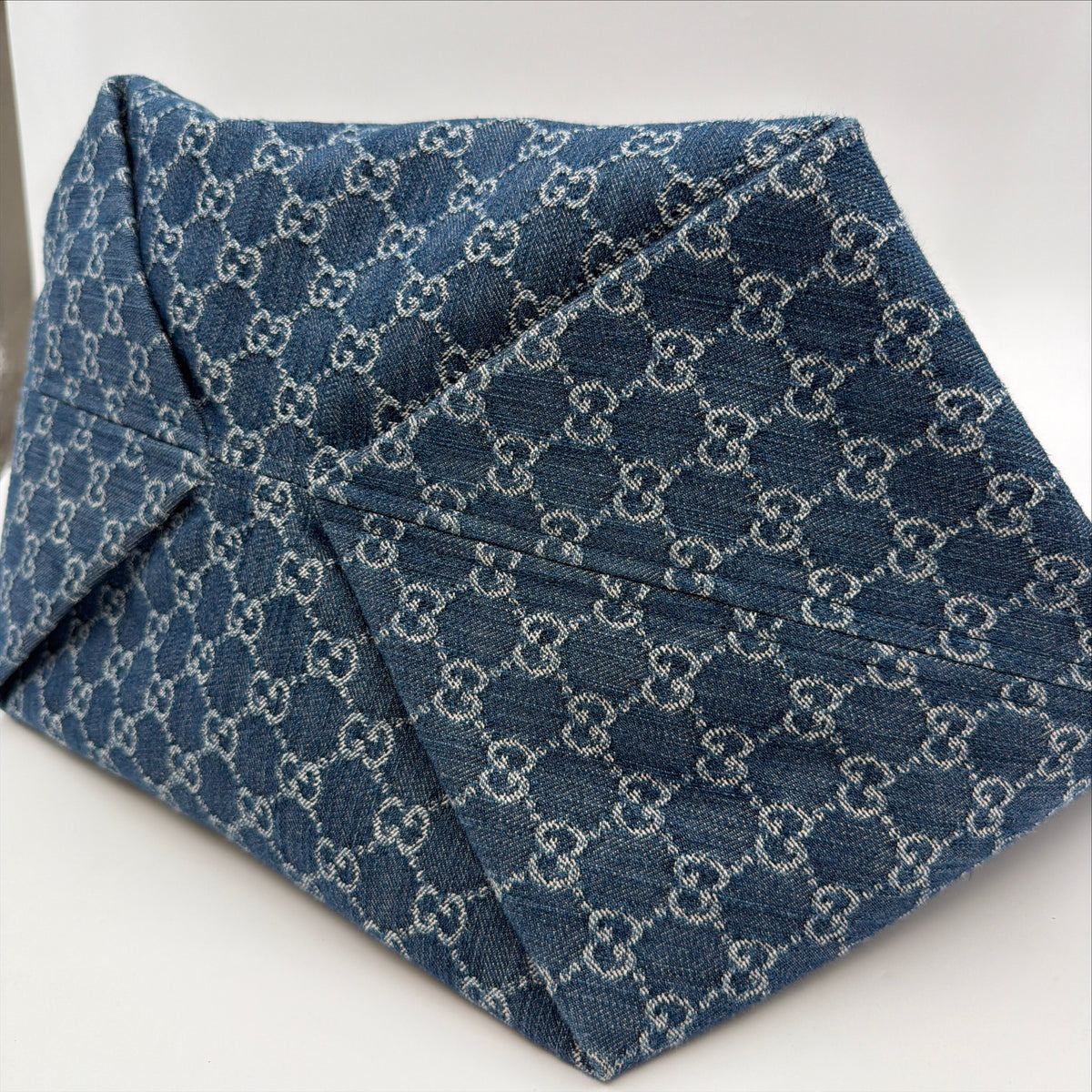 Pre-Owned Denim Shopper Tote