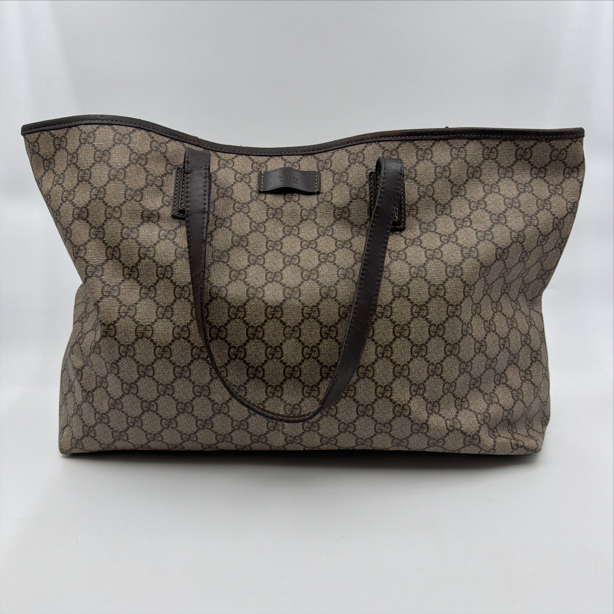 Pre-Owned GG Supreme Canvas Shopper Tote