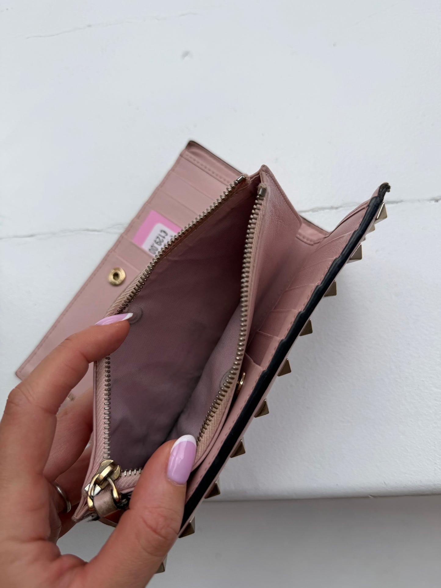 Pink Leather Wallet