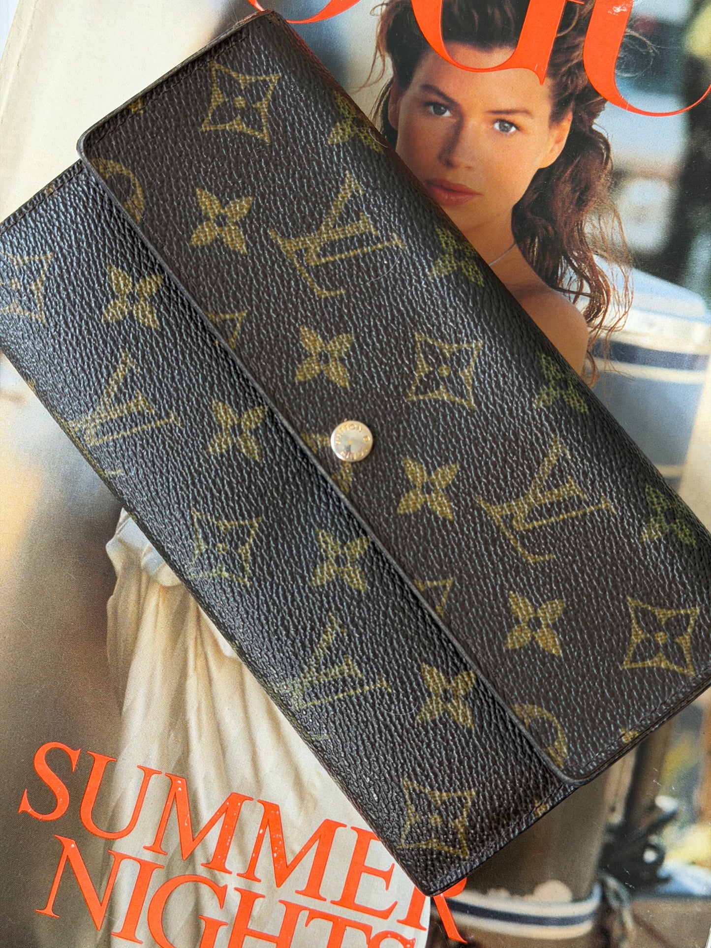 Monogram Canvas Sarah Wallet