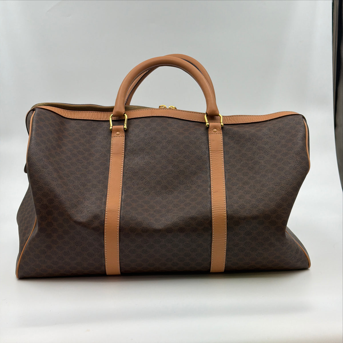 Pre-Owned Brown Macadam Canvas Keepall 50