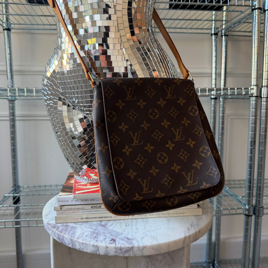 Pre-Owned LV Monogram Canvas Crossbody Flap Bag
