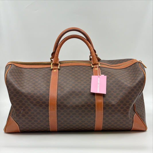 Pre-Owned Macadam Coated Canvas Keepall Bag
