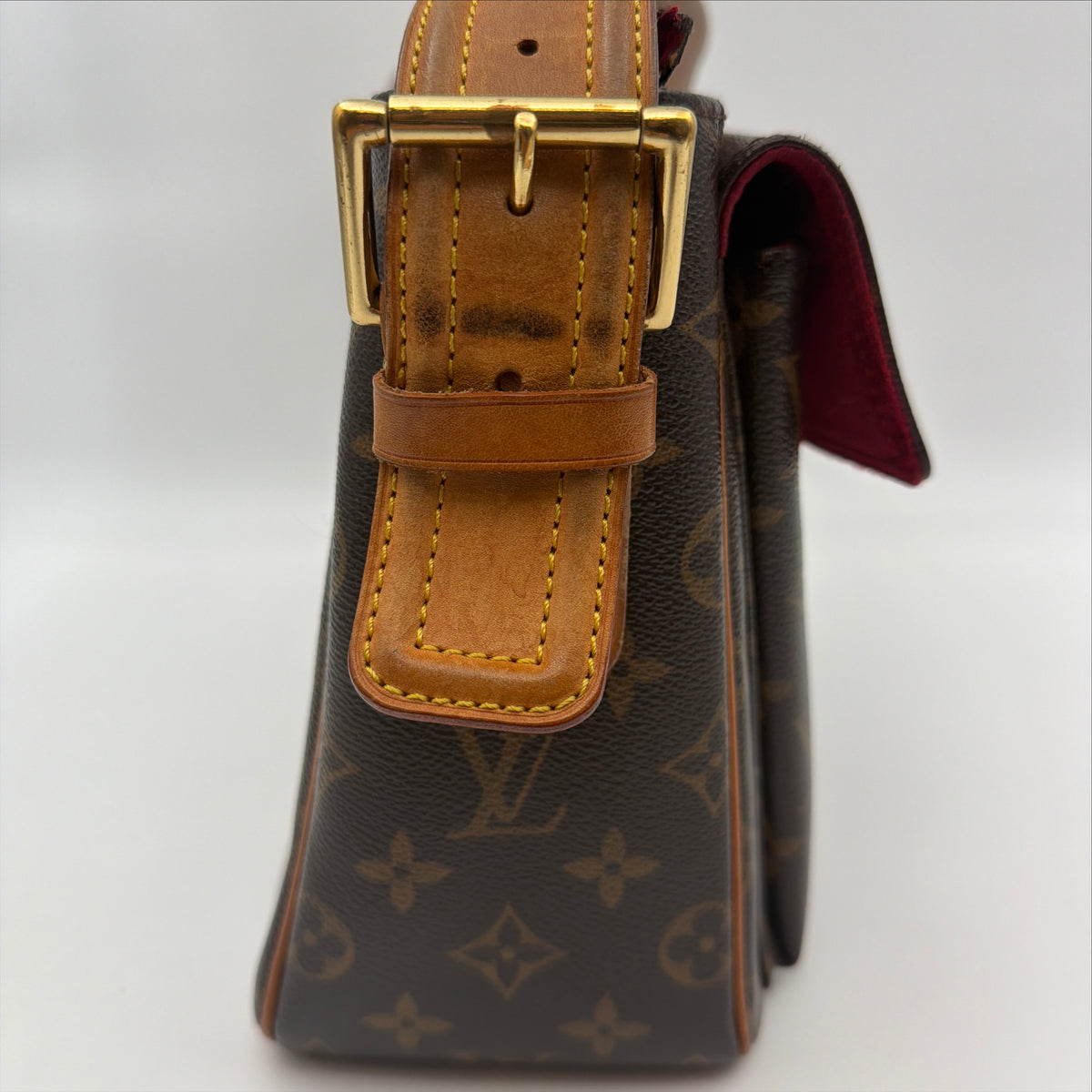 Pre-Owned LV Monogram Monogram Canvas/Vachetta Leather Handbag