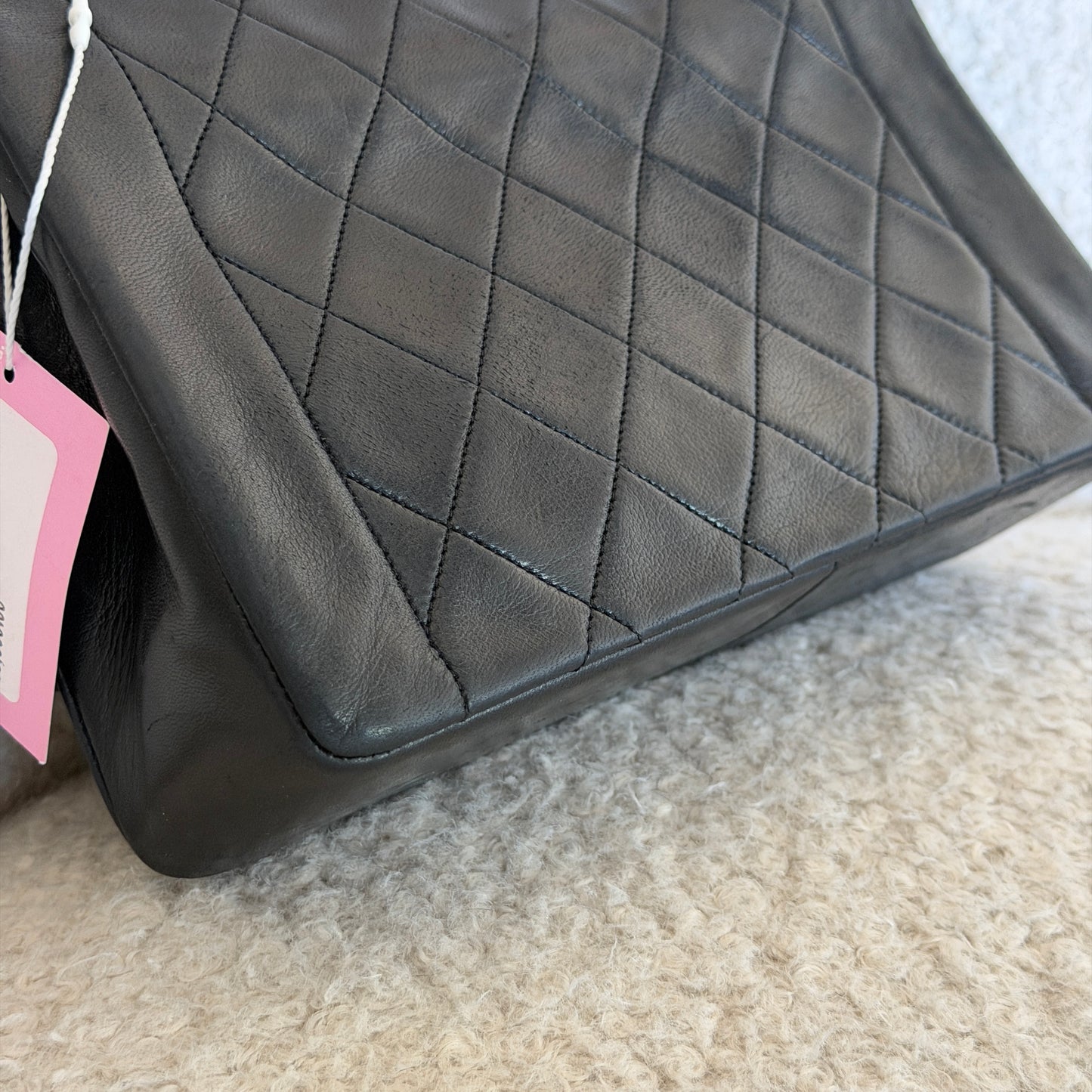 1989-91 Black Lambskin Diana Crossbody Single Flap