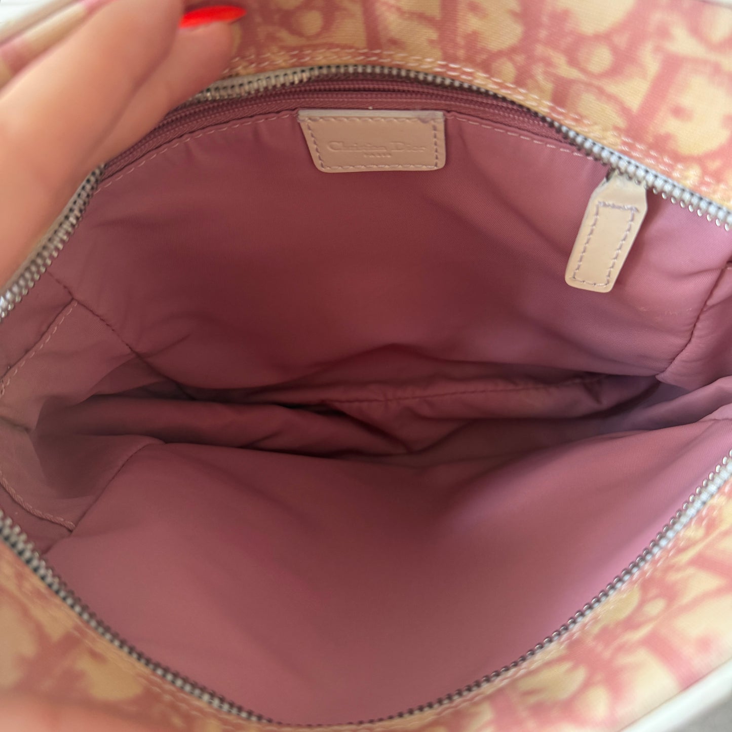 Pre-Owned Pink Trotter Coated Canvas Crossbody Bag