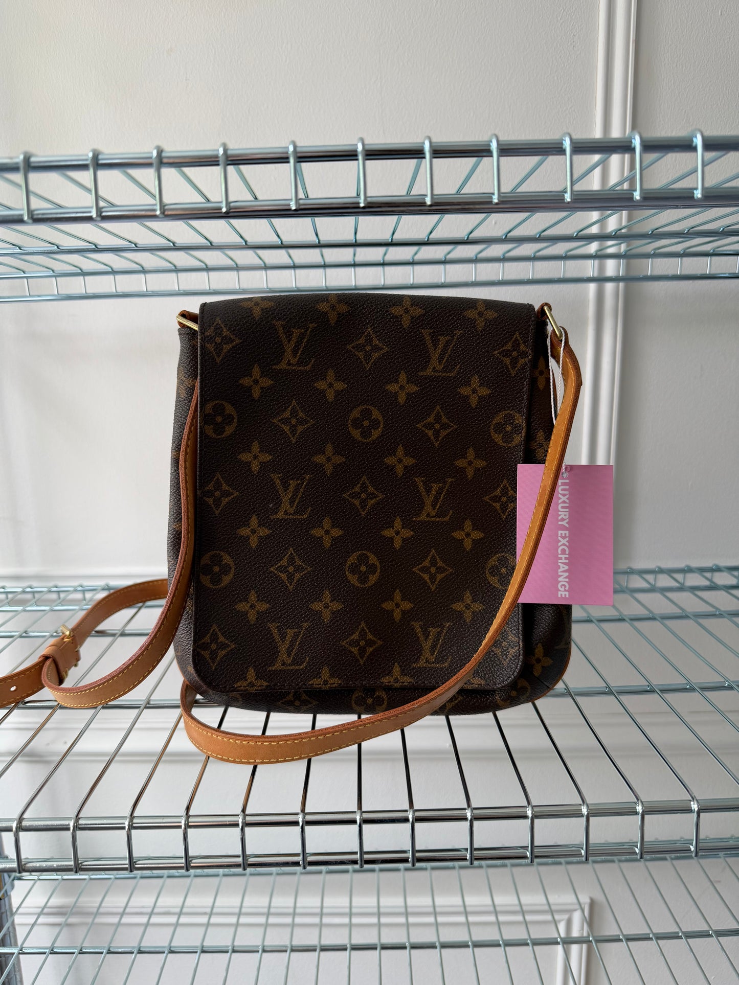 Pre-Owned LV Monogram Canvas Crossbody Flap Bag