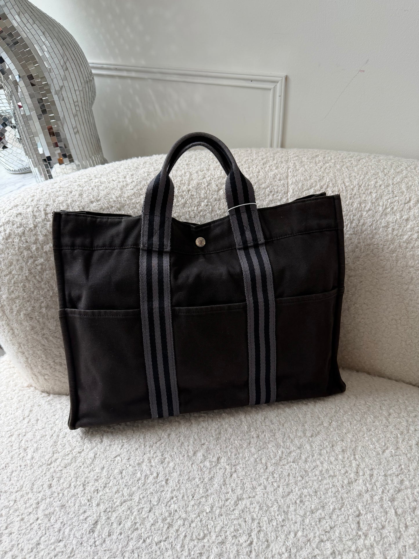 Black Fourre Tout Tote Bag - Pre-Owned