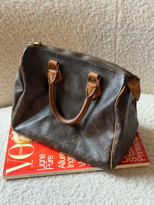 Pre-Owned 2003 LV Monogram Canvas Speedy 25
