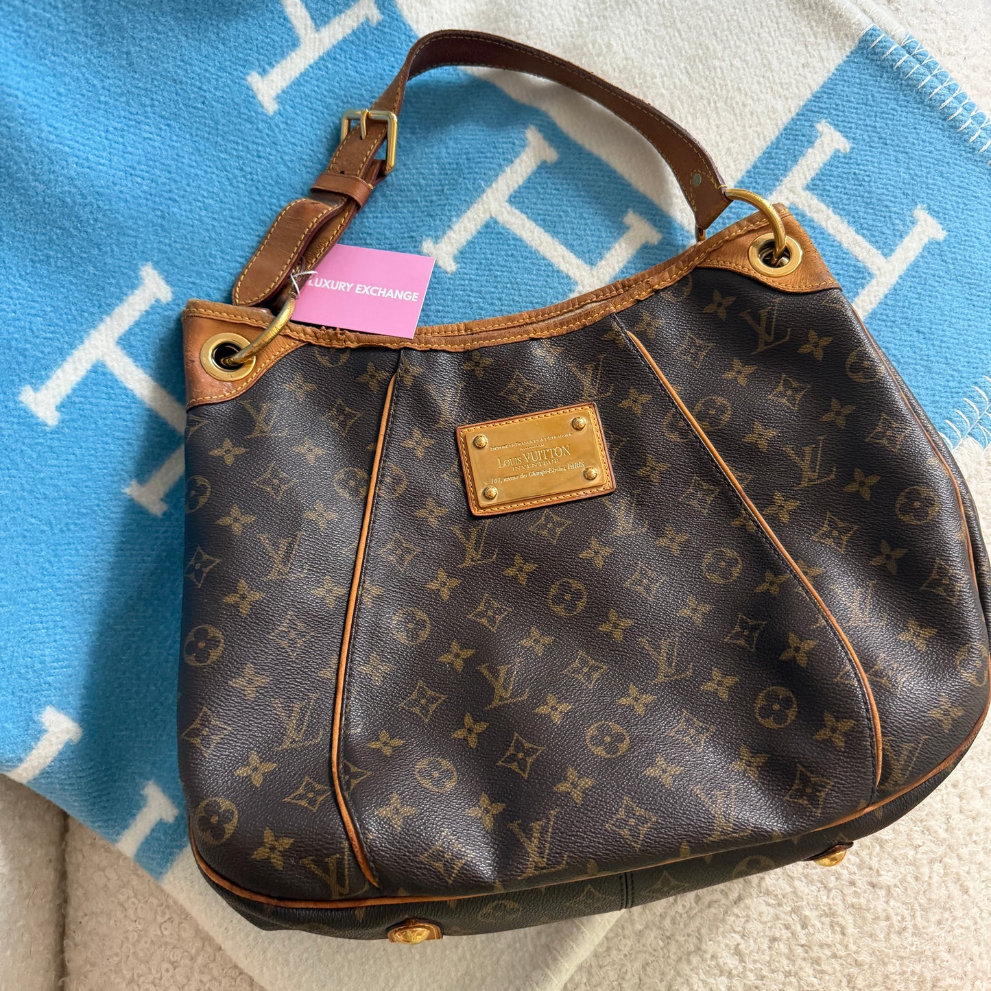 Pre-Owned LV Monogram Canvas Galliera Shoulder Bag