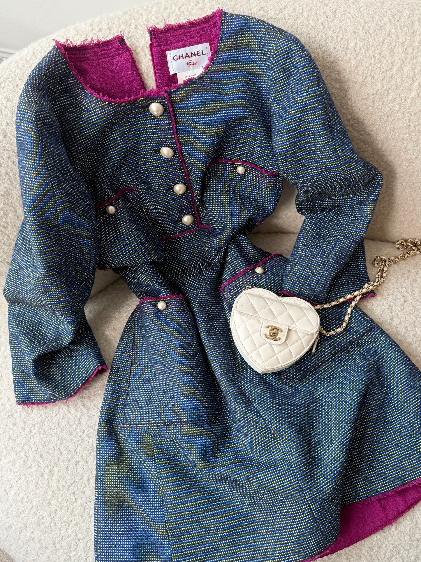 Blue/Green/Purple Dress Size 38