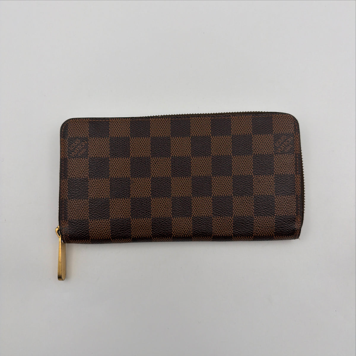 Pre-Owned Damier Ebeen Coated Canvas Wallet