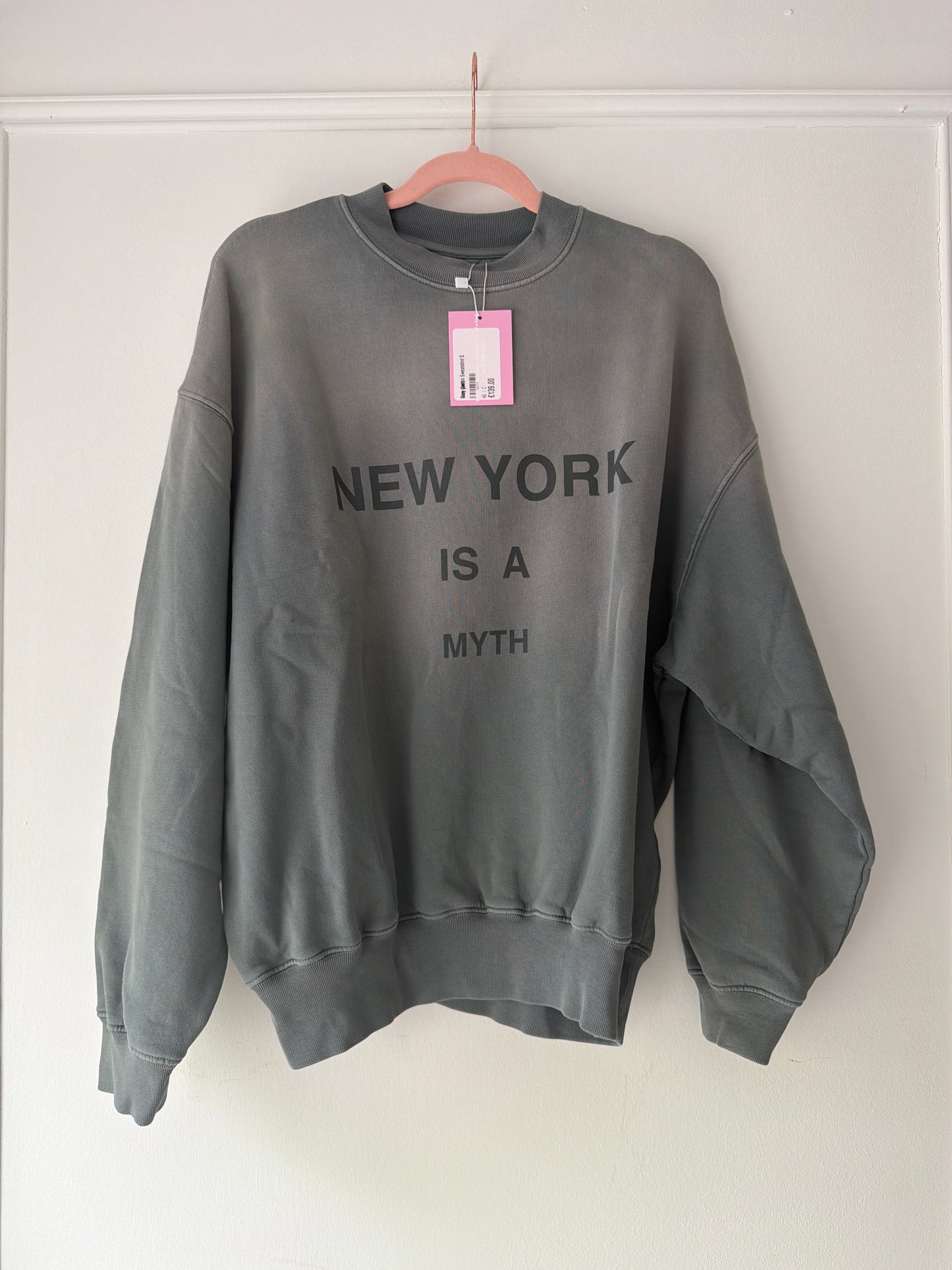 Gray Cotton Sweatshirt S Very good