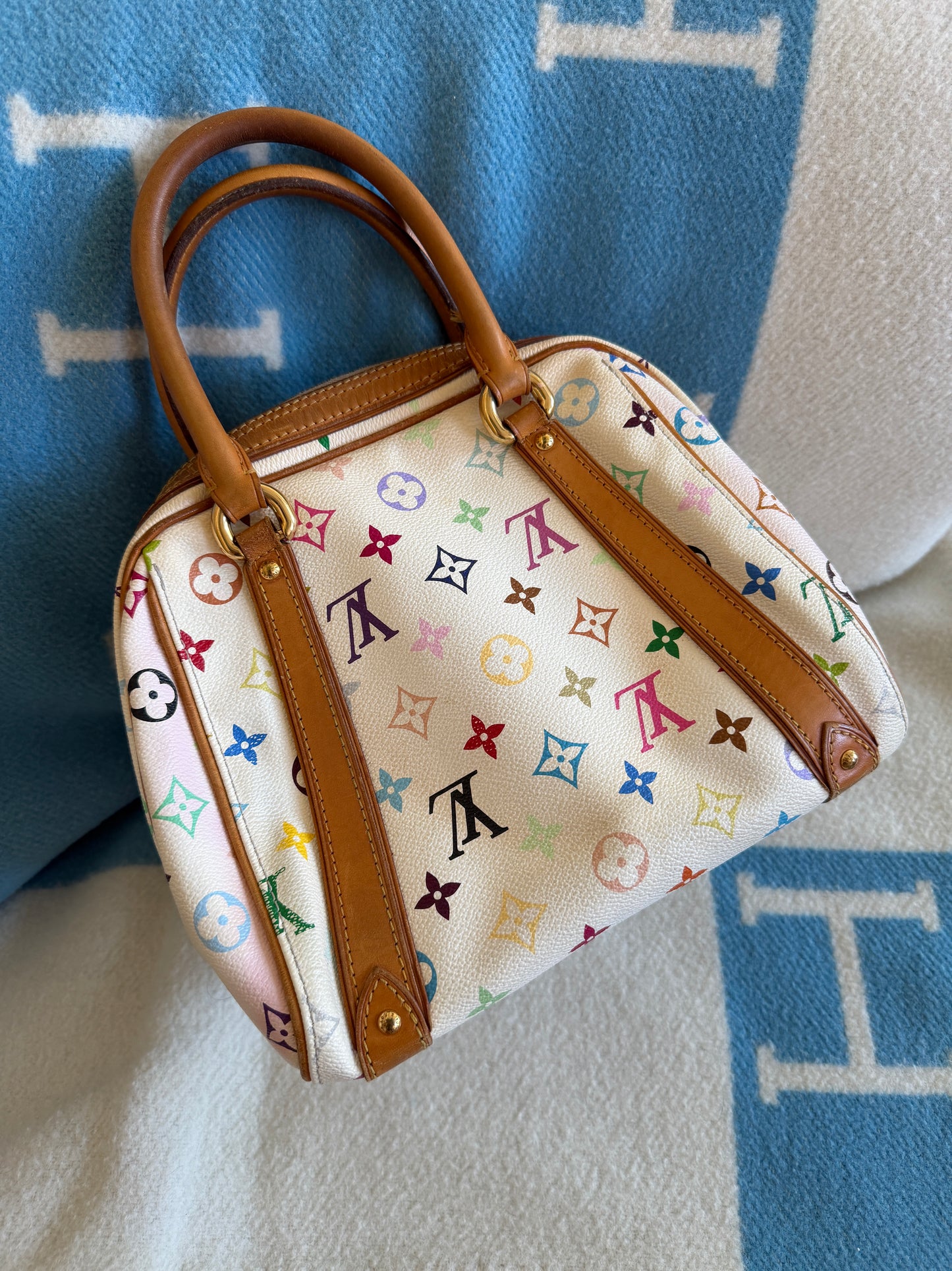 Pre-Owned LV Multicolore Canvas Priscilla Handbag