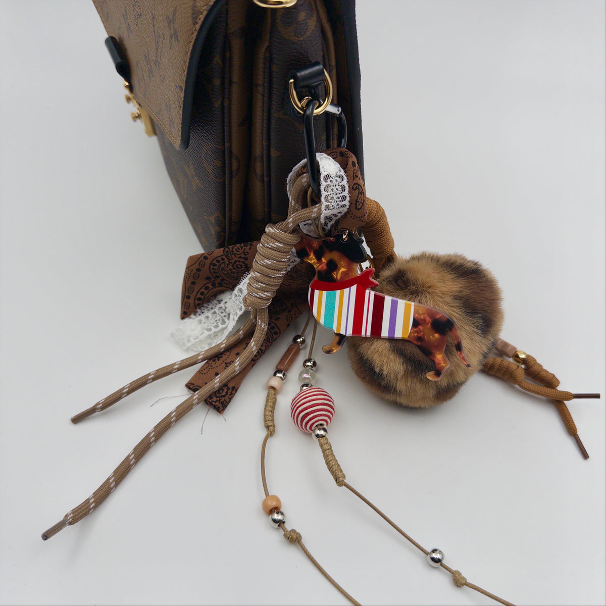 Leopard Pooch Bag Charm