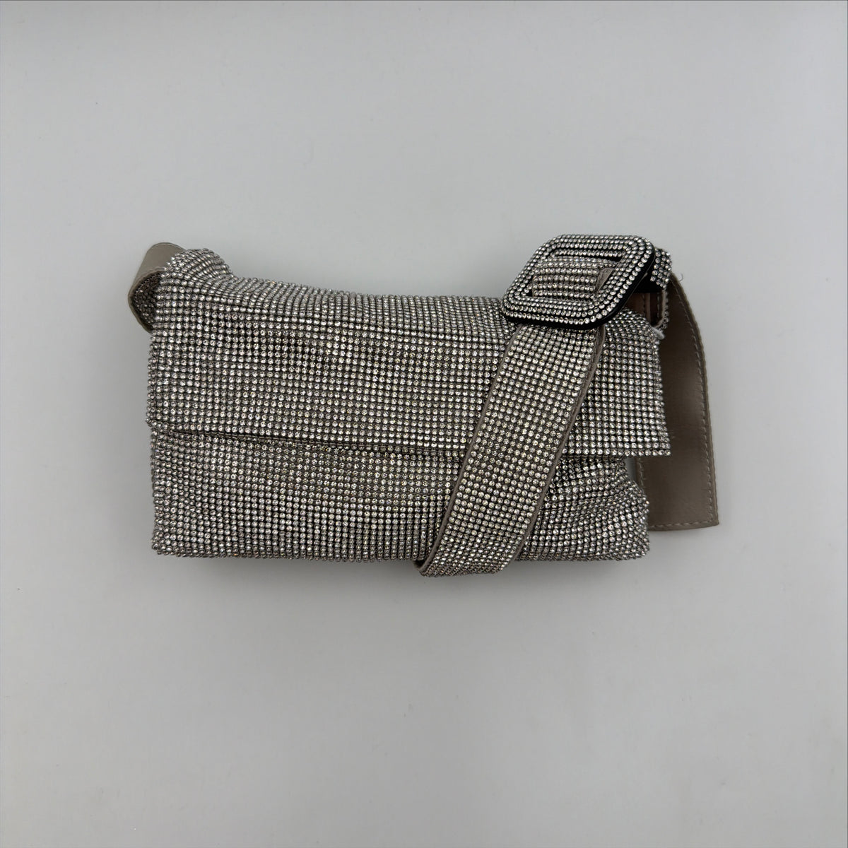 Pre-Owned Jewelled Fabric Handbag