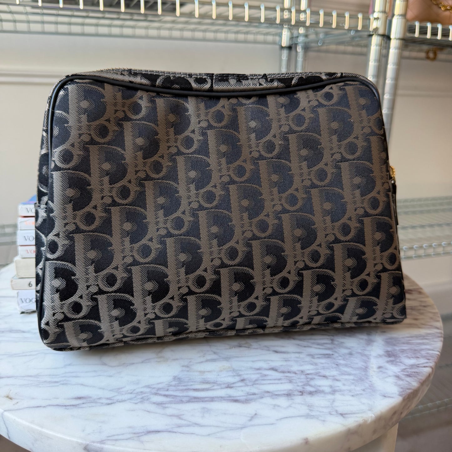 Pre-Owned Dior Oblique Nylon Clutch Bag