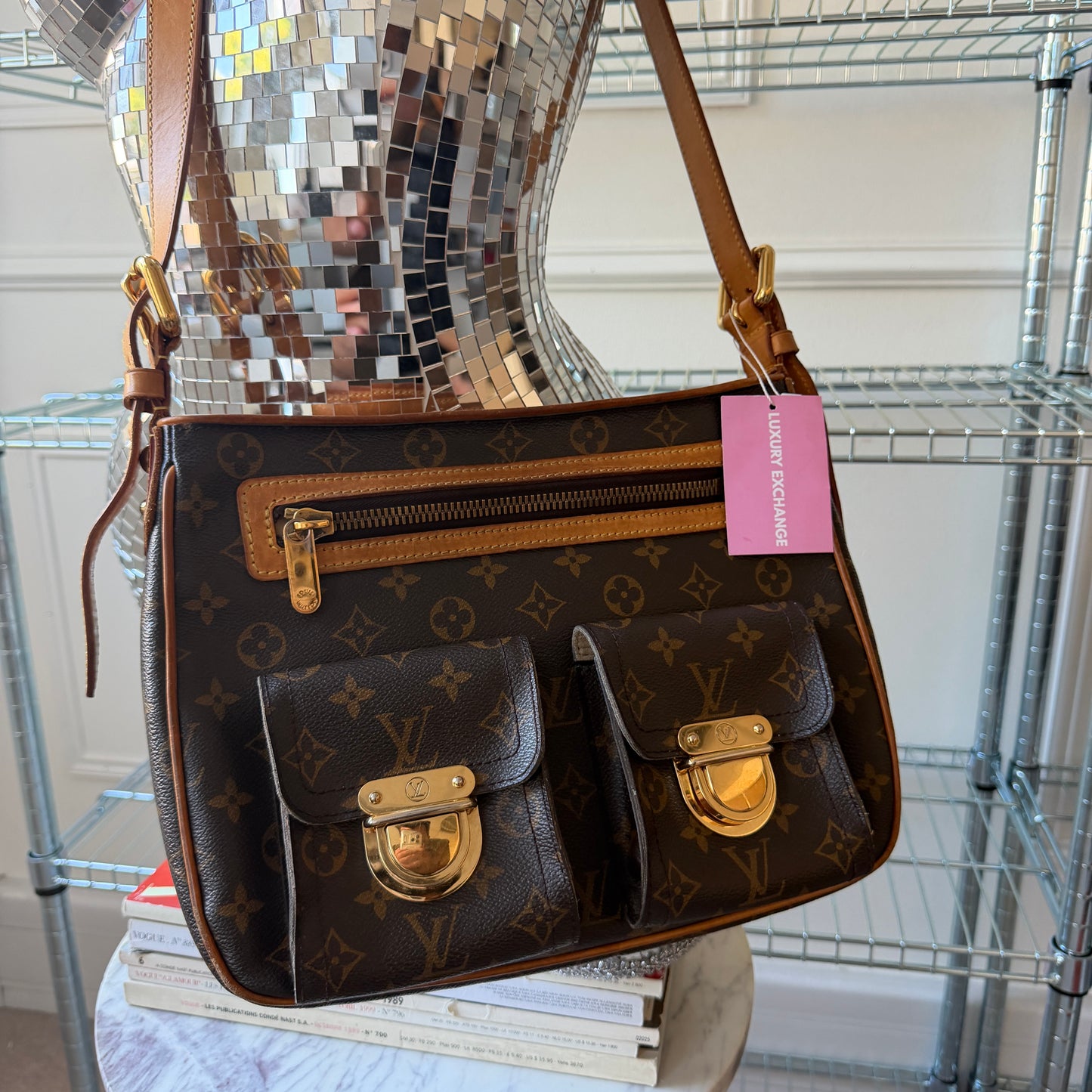 Pre-Owned LV Monogram Canvas Hudson GM