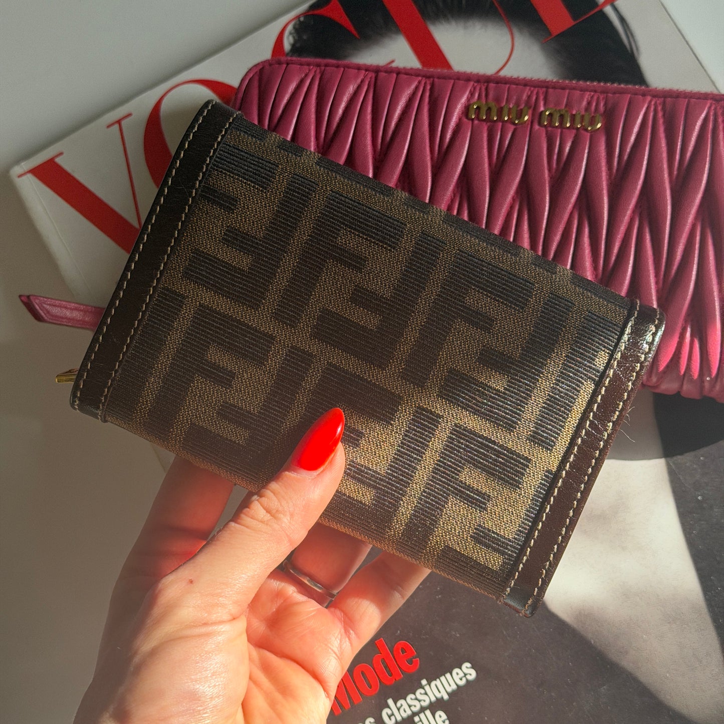 Pre-Owned Zucca Canvas Wallet