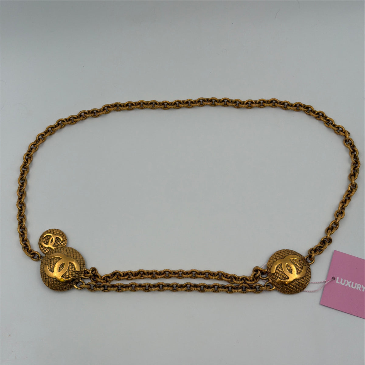 Pre-Owned Gold Chanel Belt