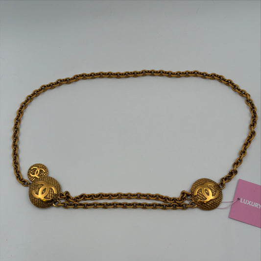 Pre-Owned Gold Chanel Belt