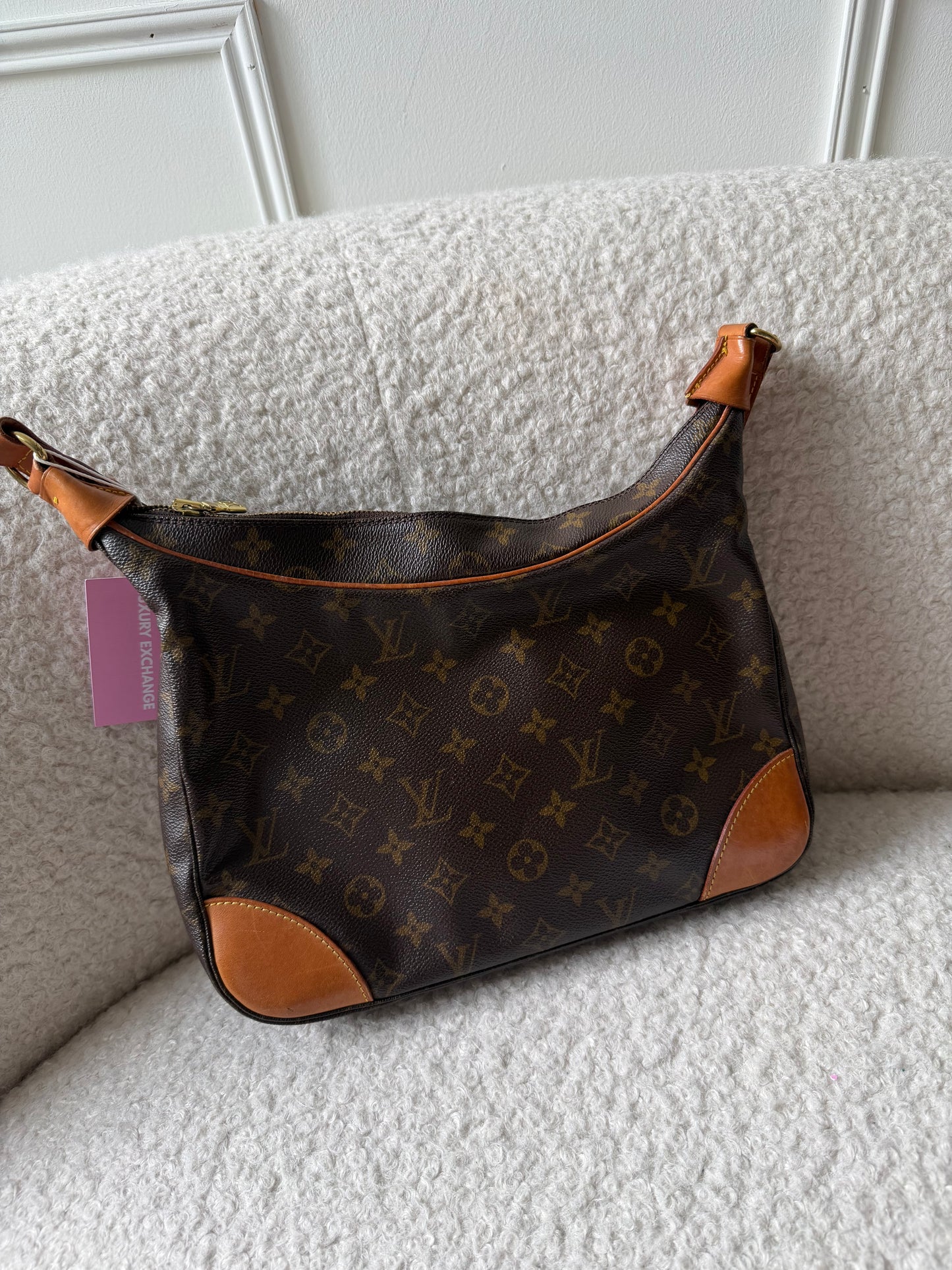 LV Monogram Canvas Boulogne Handbag