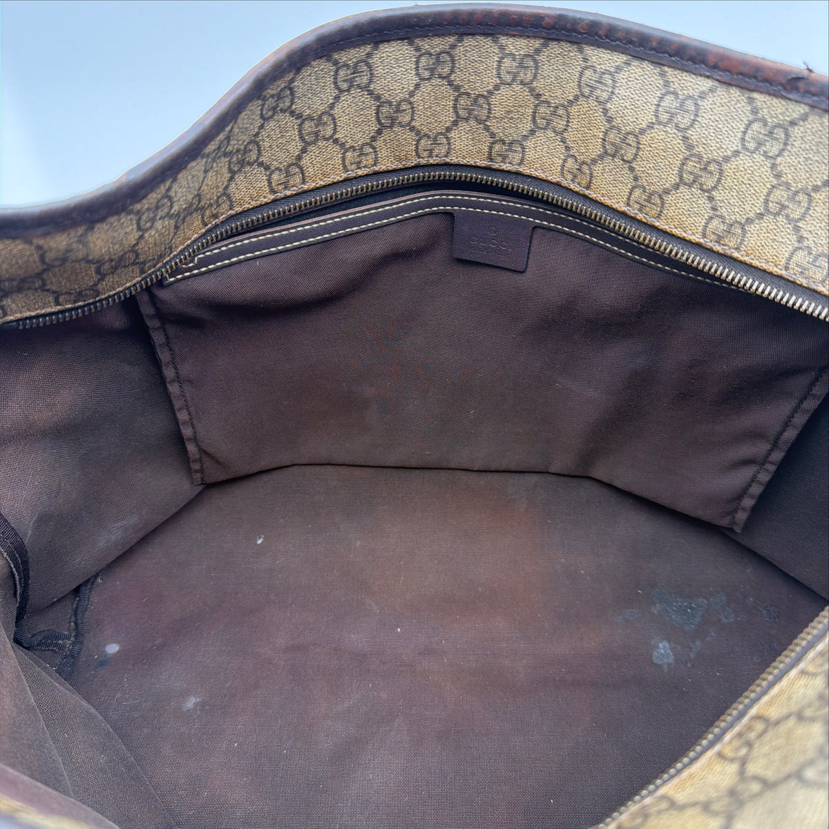 Pre-Owned GG Supreme Canvas Shopper Tote