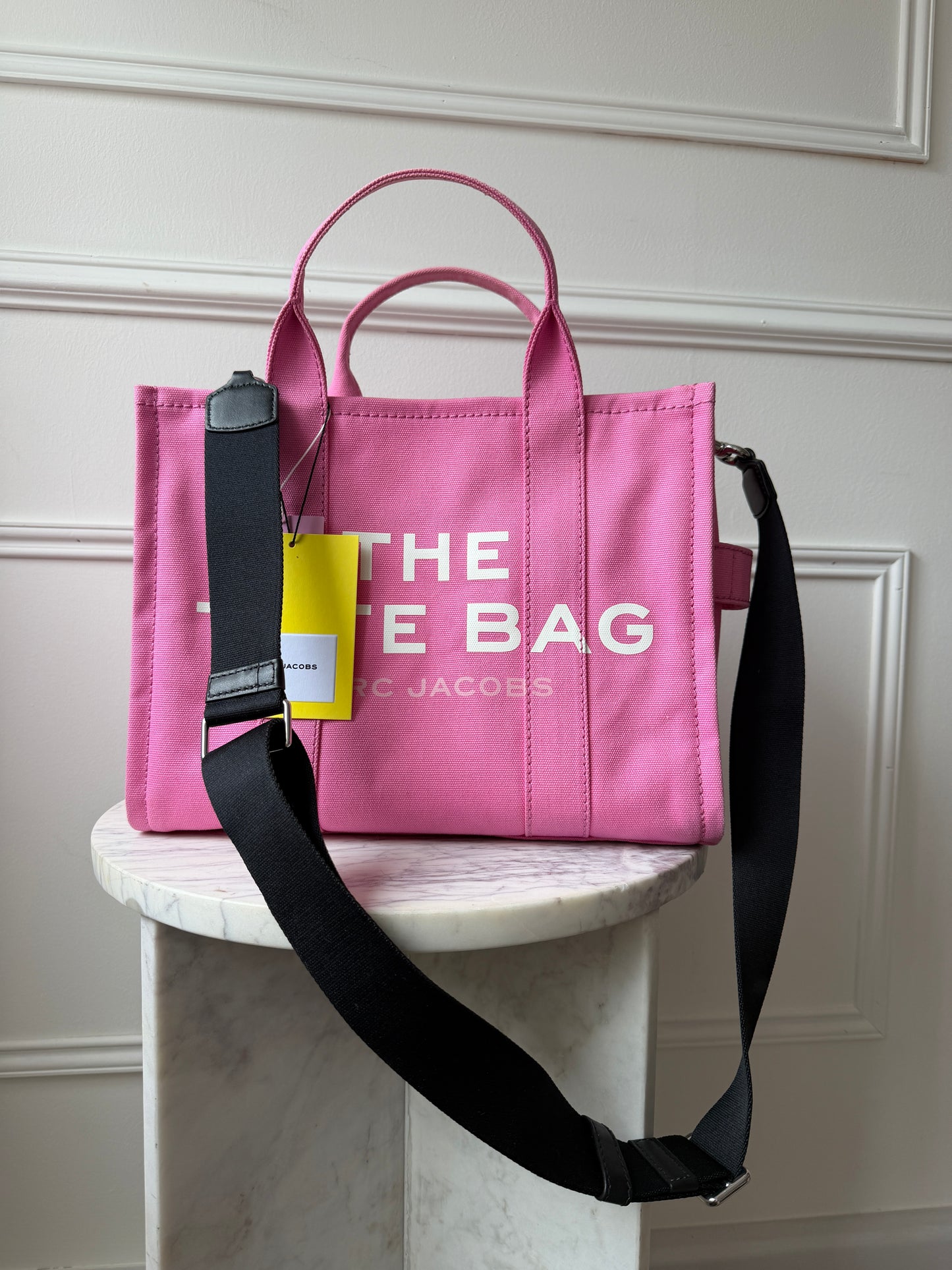 'The Tote Bag' Pink Canvas