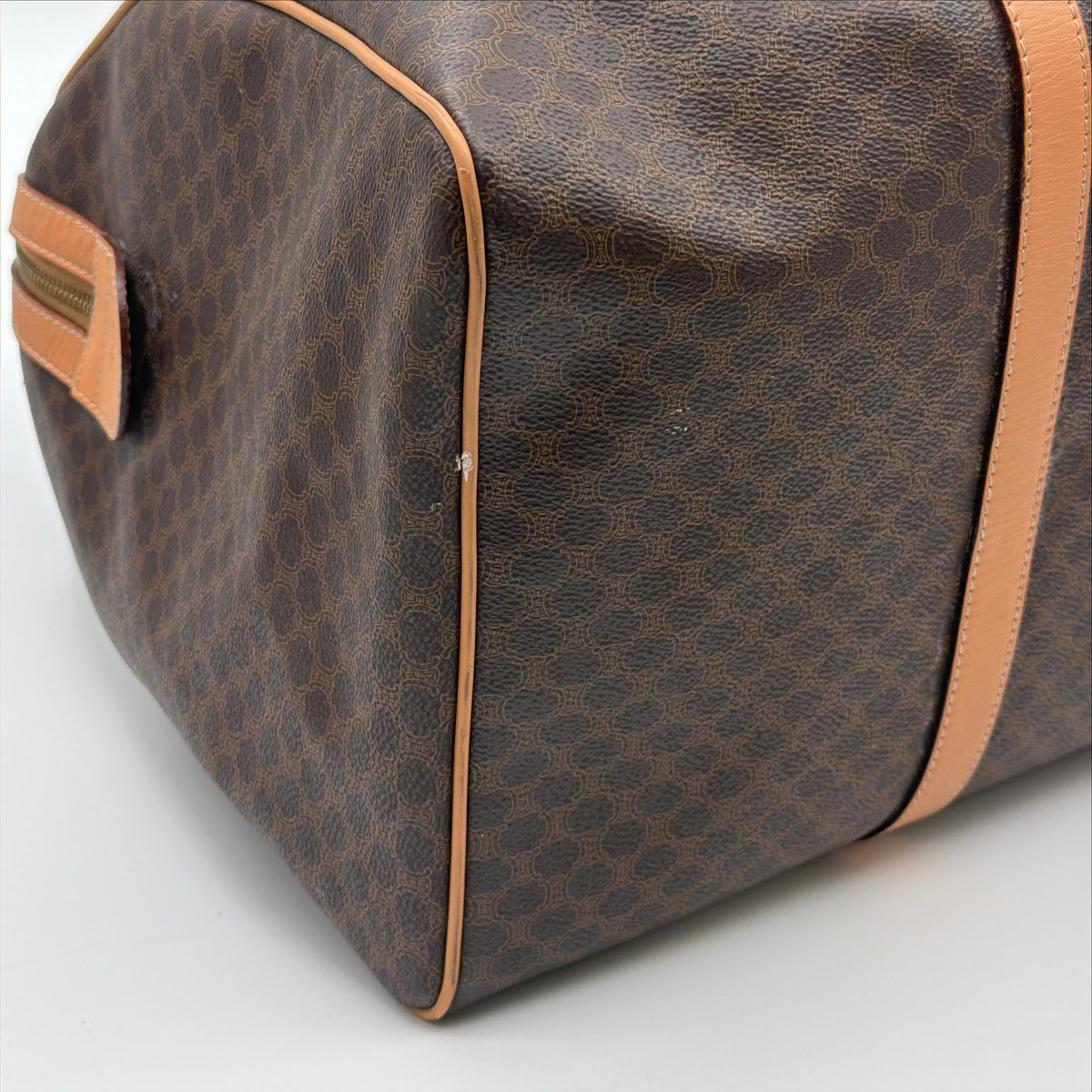 Pre-Owned Brown Macadam Canvas Keepall 50
