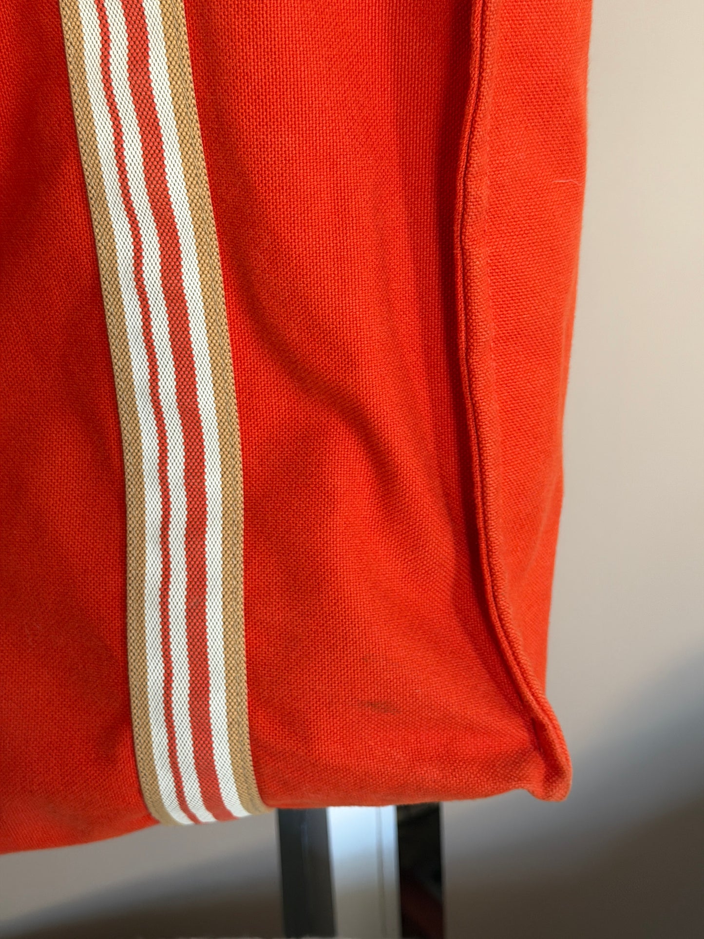 Pre-Owned Orange Canvas Handbag