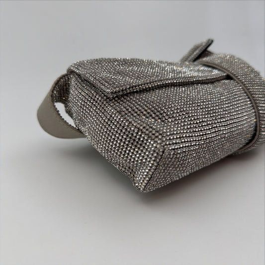 Pre-Owned Jewelled Fabric Handbag