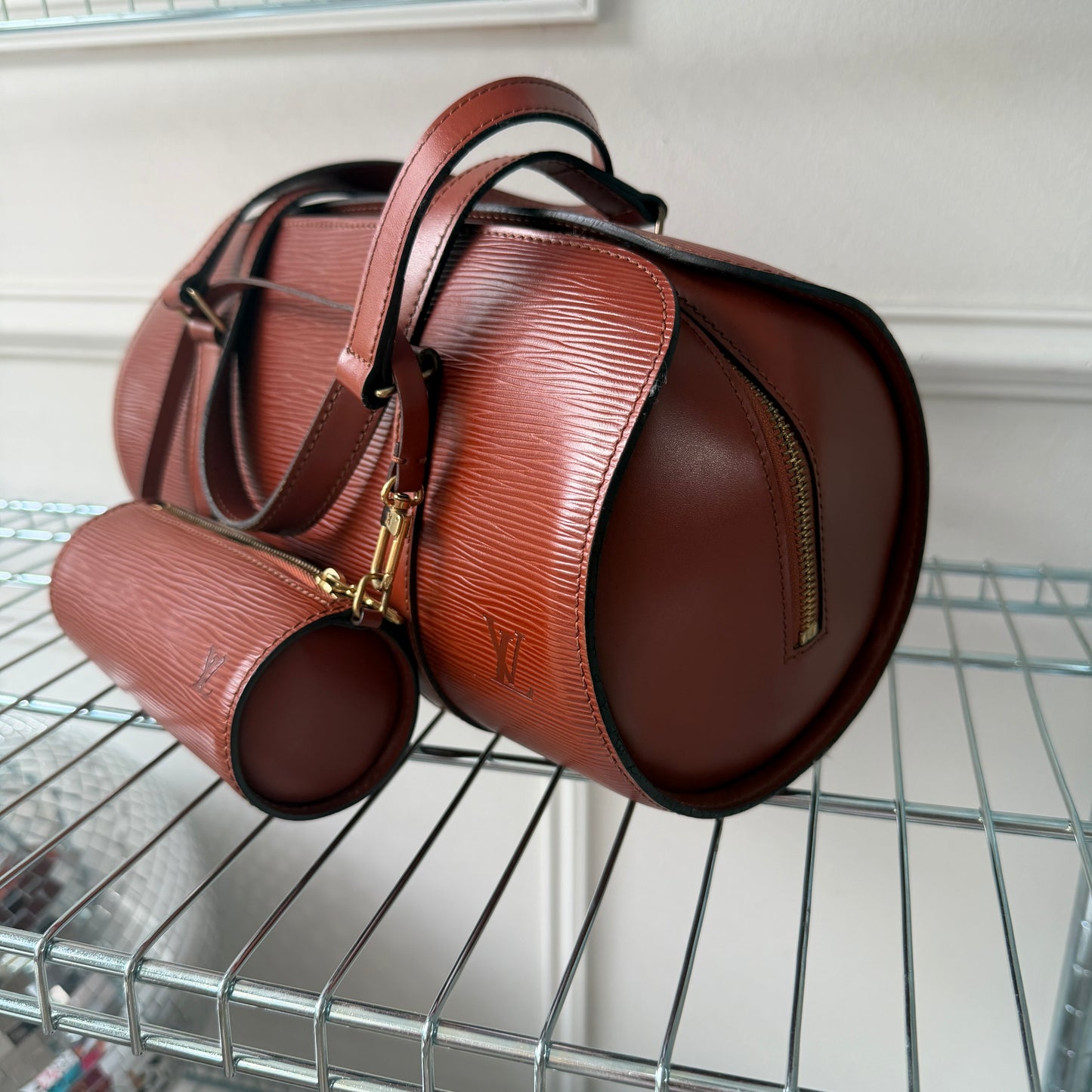 Pre-Owned Kenyan Fawn Epileather Soufflot BB