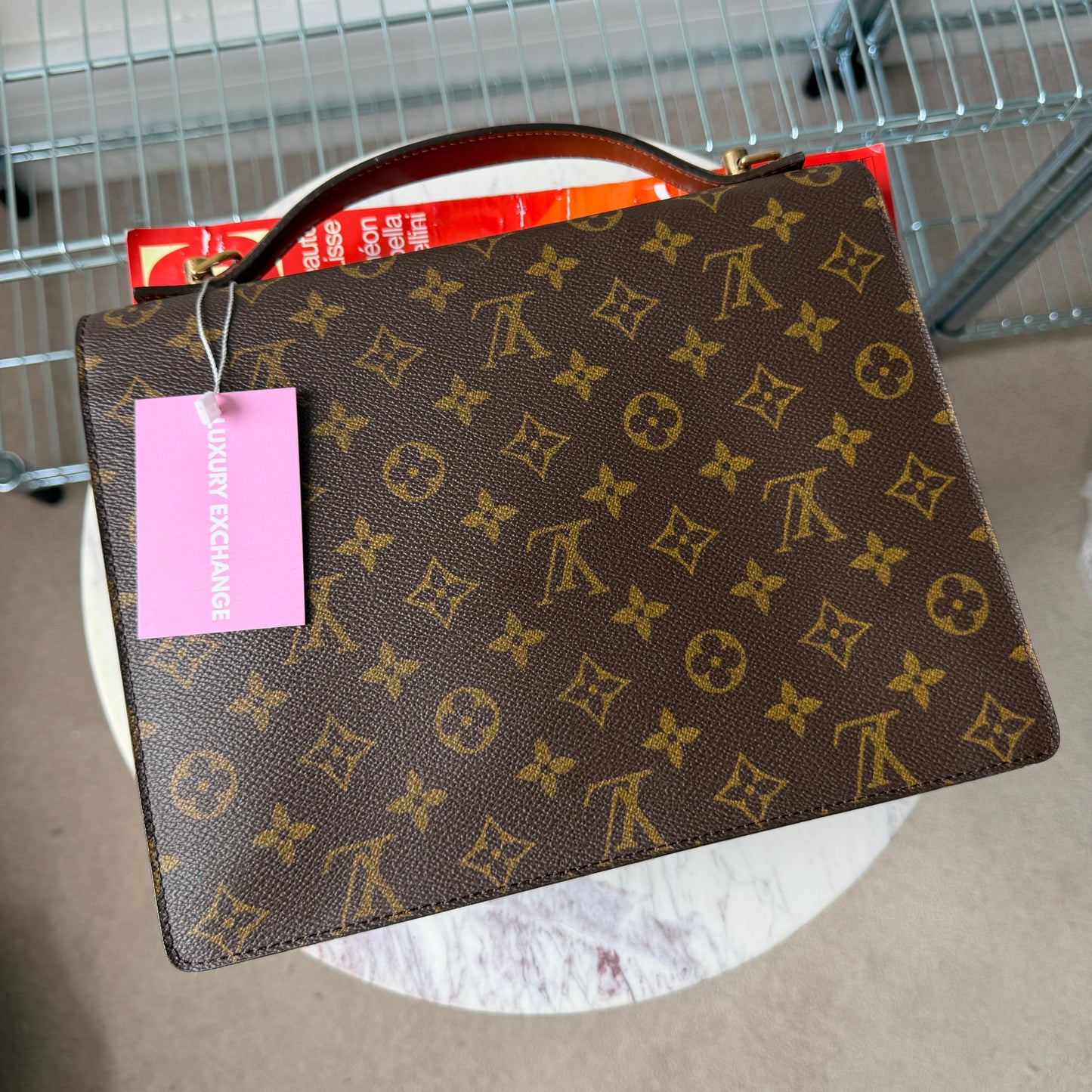 Pre-Owned LV Monogram Canvas Monceau GM Crossbody Bag
