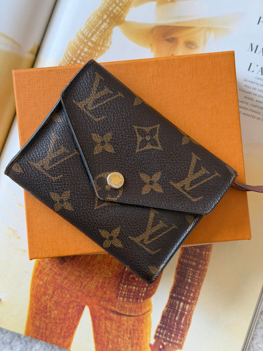 Pre-Owned LV Monogram Coated Canvas Wallet