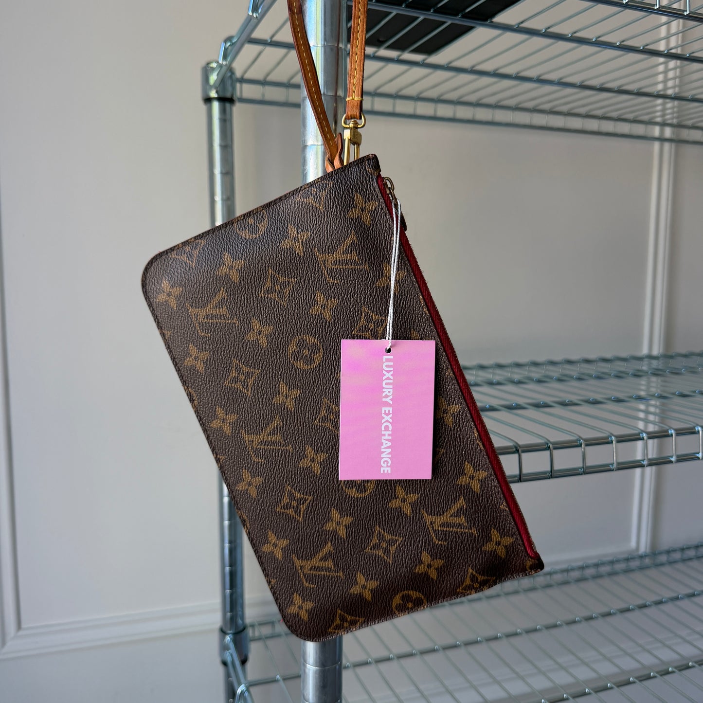 Pre-Owned LV Monogram Canvas Neverfull Pochette Bag