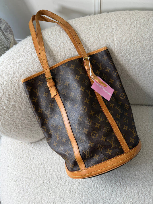 LV Monogram Canvas Bucket Bag GM - Pre-Owned