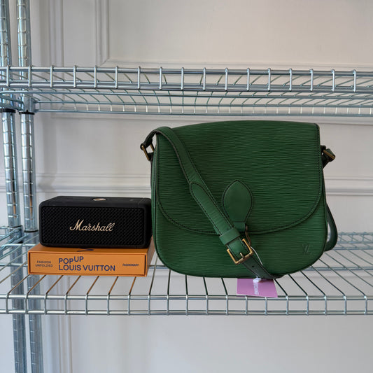 Pre-Owned Green Epileather Saint Cloud GM
