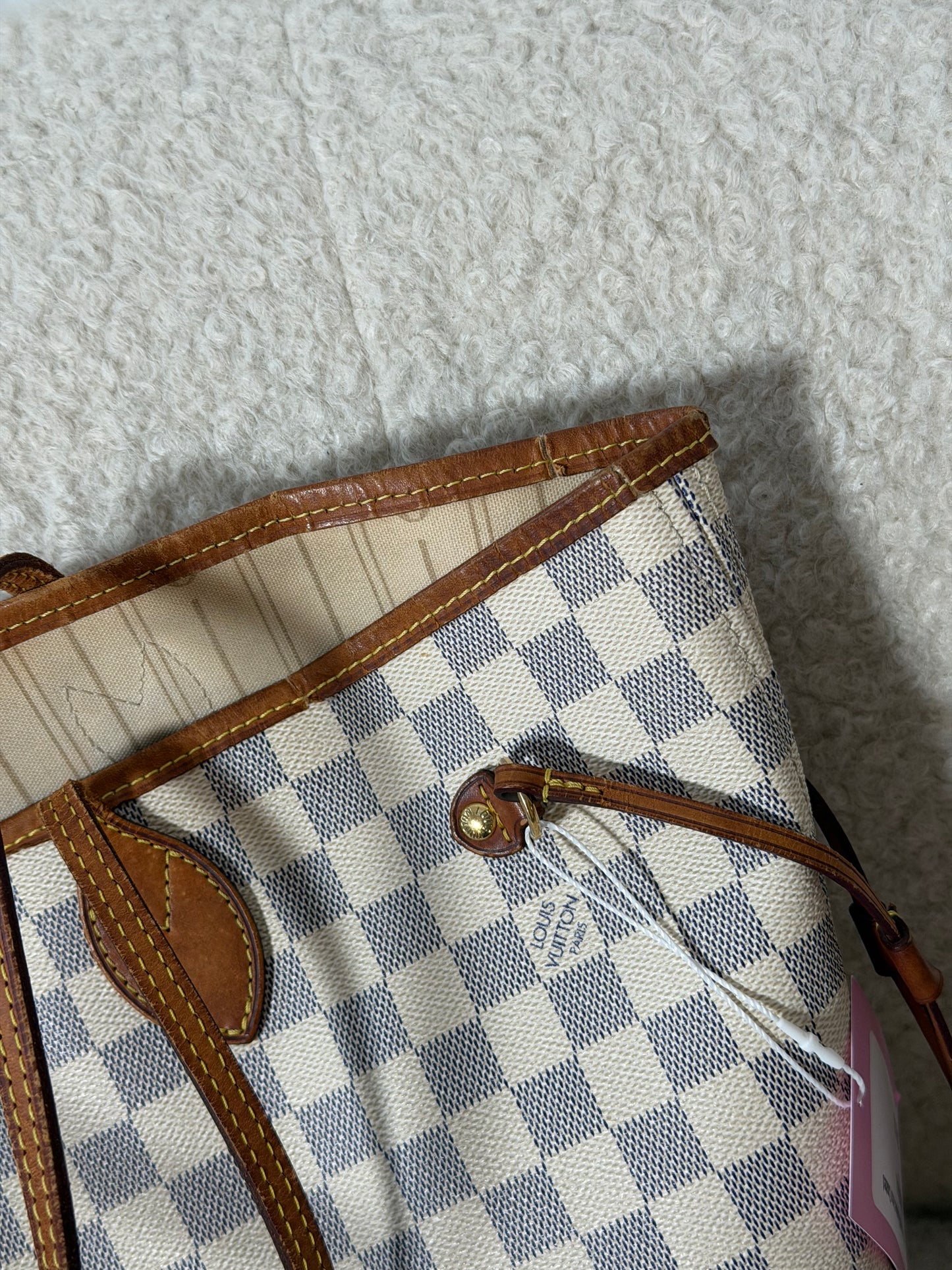 Pre-Owned Damier Azur Coated Canvas Neverfull MM