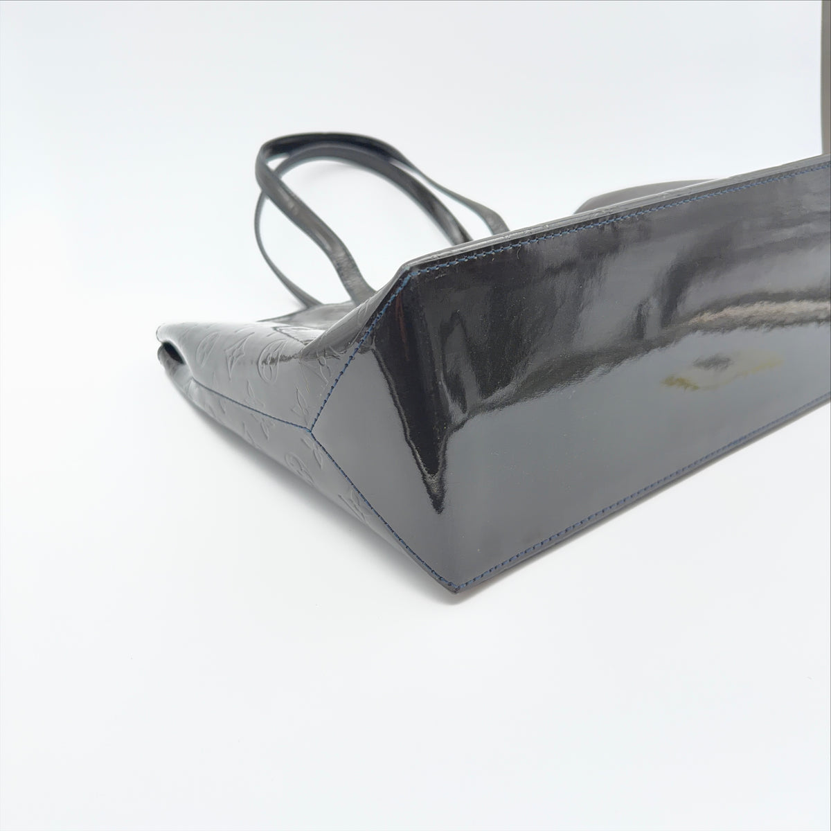 Pre-Owned Olive Green Monogram Vernis Leather Shopper Tote
