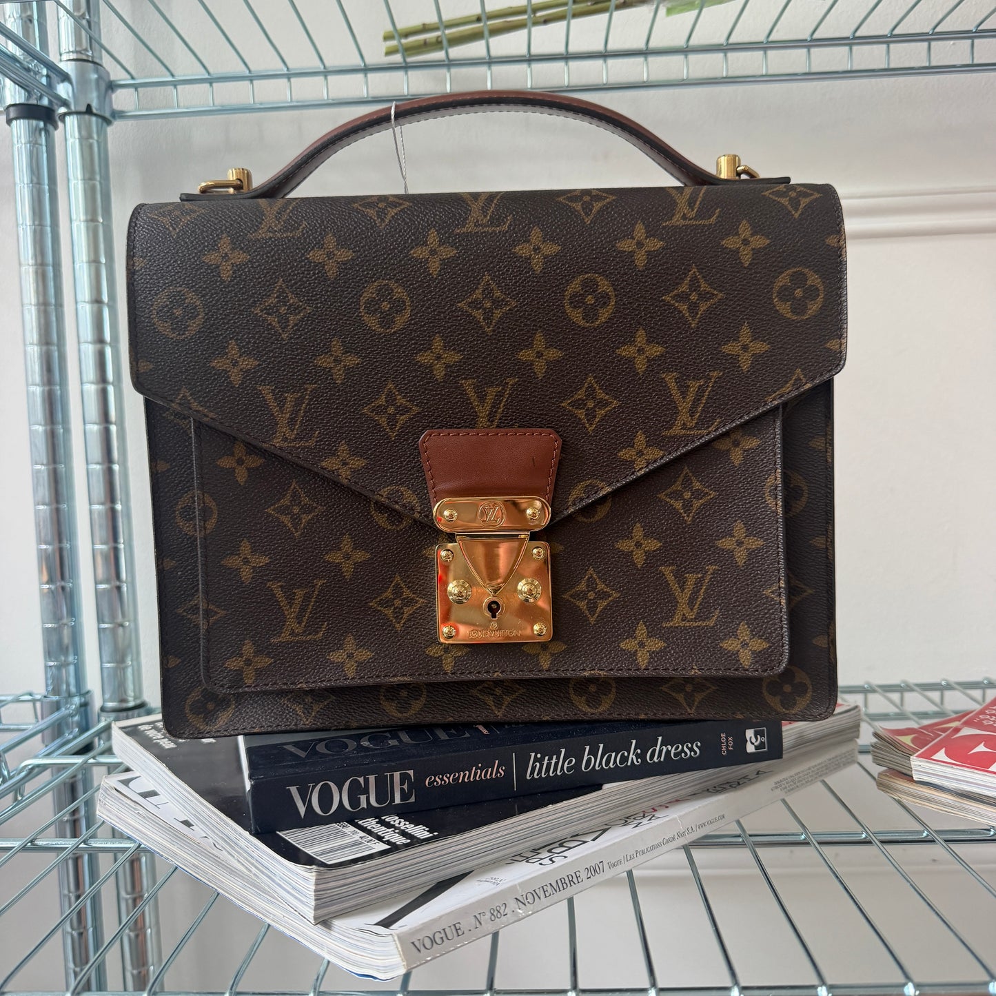 Pre-Owned LV Monogram Canvas Monceau GM Crossbody Bag