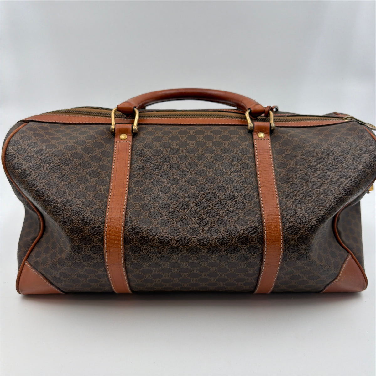 Pre-Owned Brown Macadam Canvas Keepall 40