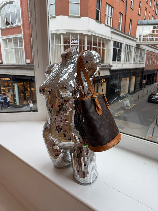 LV Monogram Canvas Bucket Bag MM
