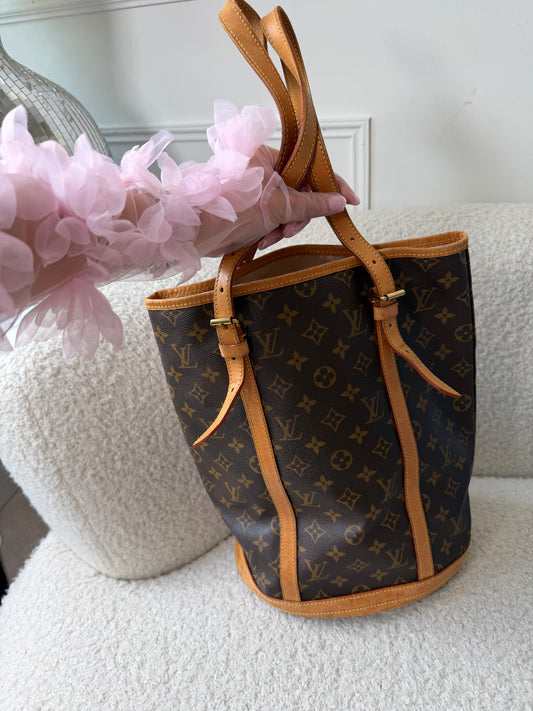 LV Monogram Canvas Bucket Bag GM - Pre-Owned