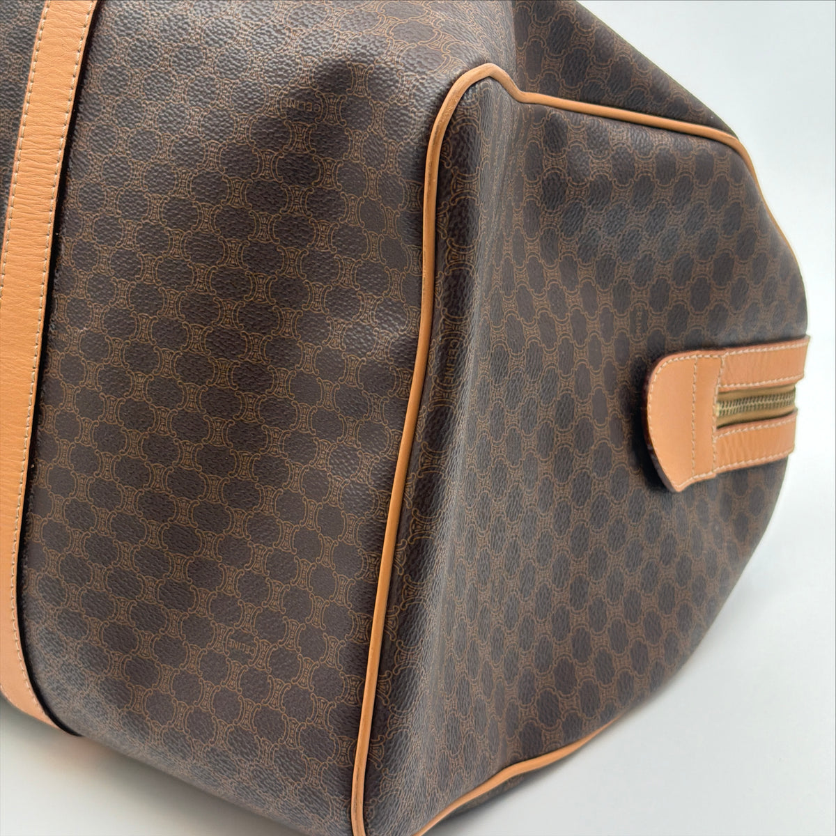 Pre-Owned Brown Macadam Canvas Keepall 50