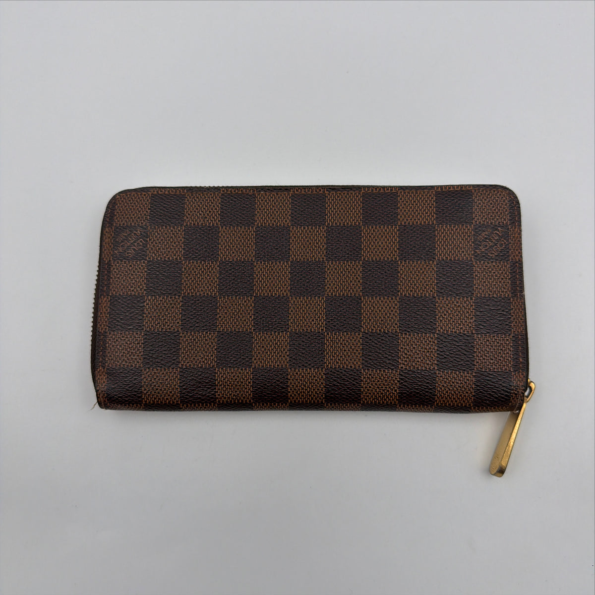 Pre-Owned Damier Ebeen Coated Canvas Wallet
