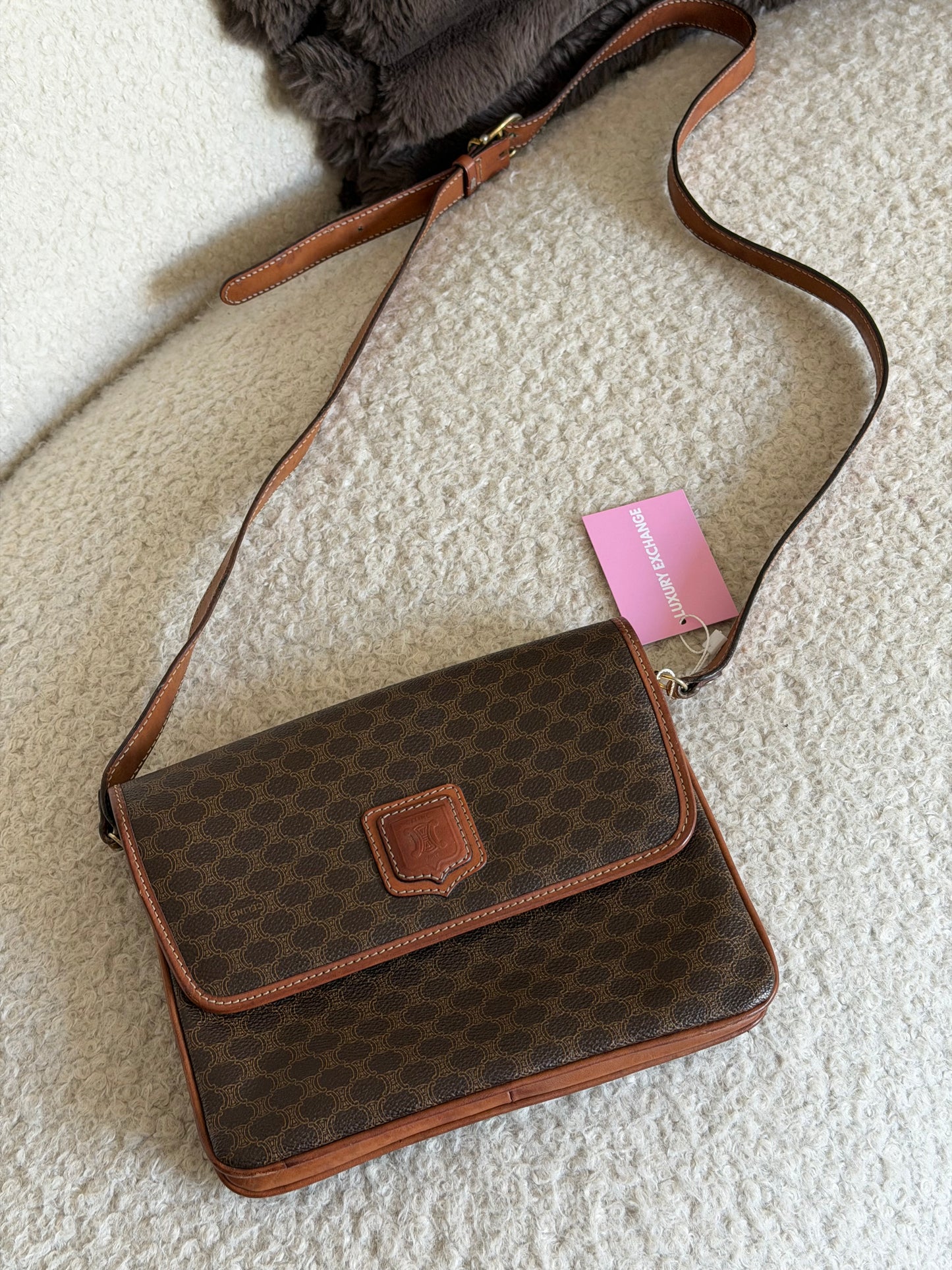 Pre-Owned Macadam Coated Canvas Crossbody Bag
