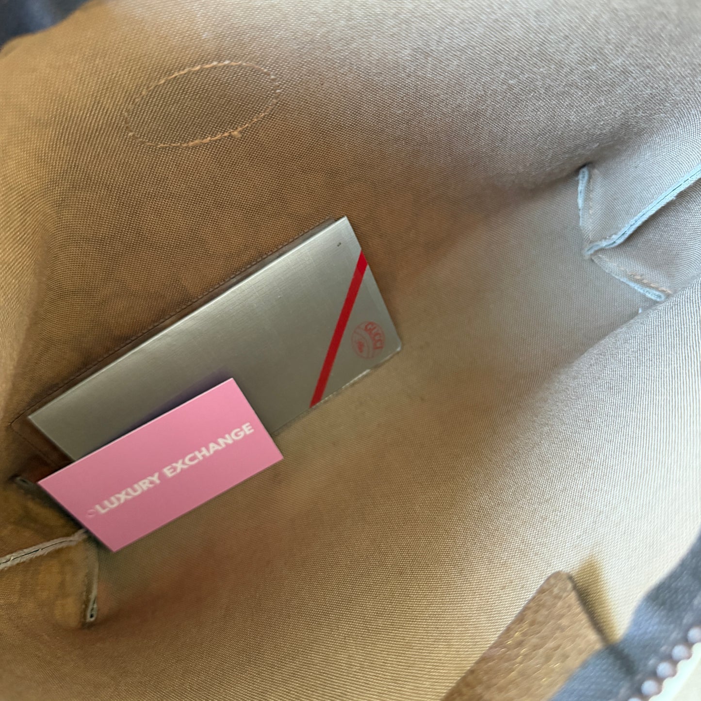 Pre-Owned GG Supreme Plus Coated Canvas Clutch Bag